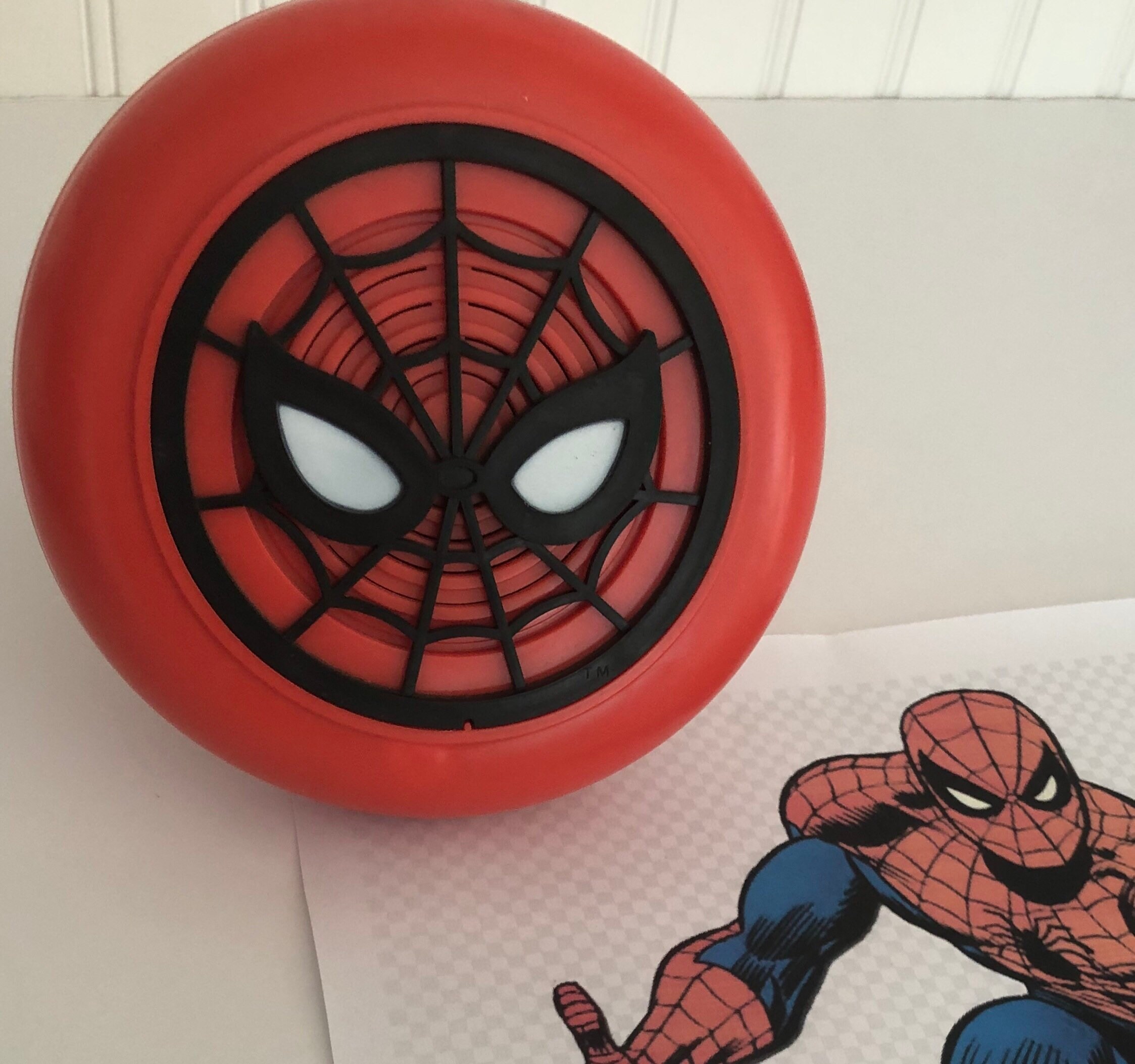 Vintage Spider-man Am Radio/vintage 1984 Spider-man Radio