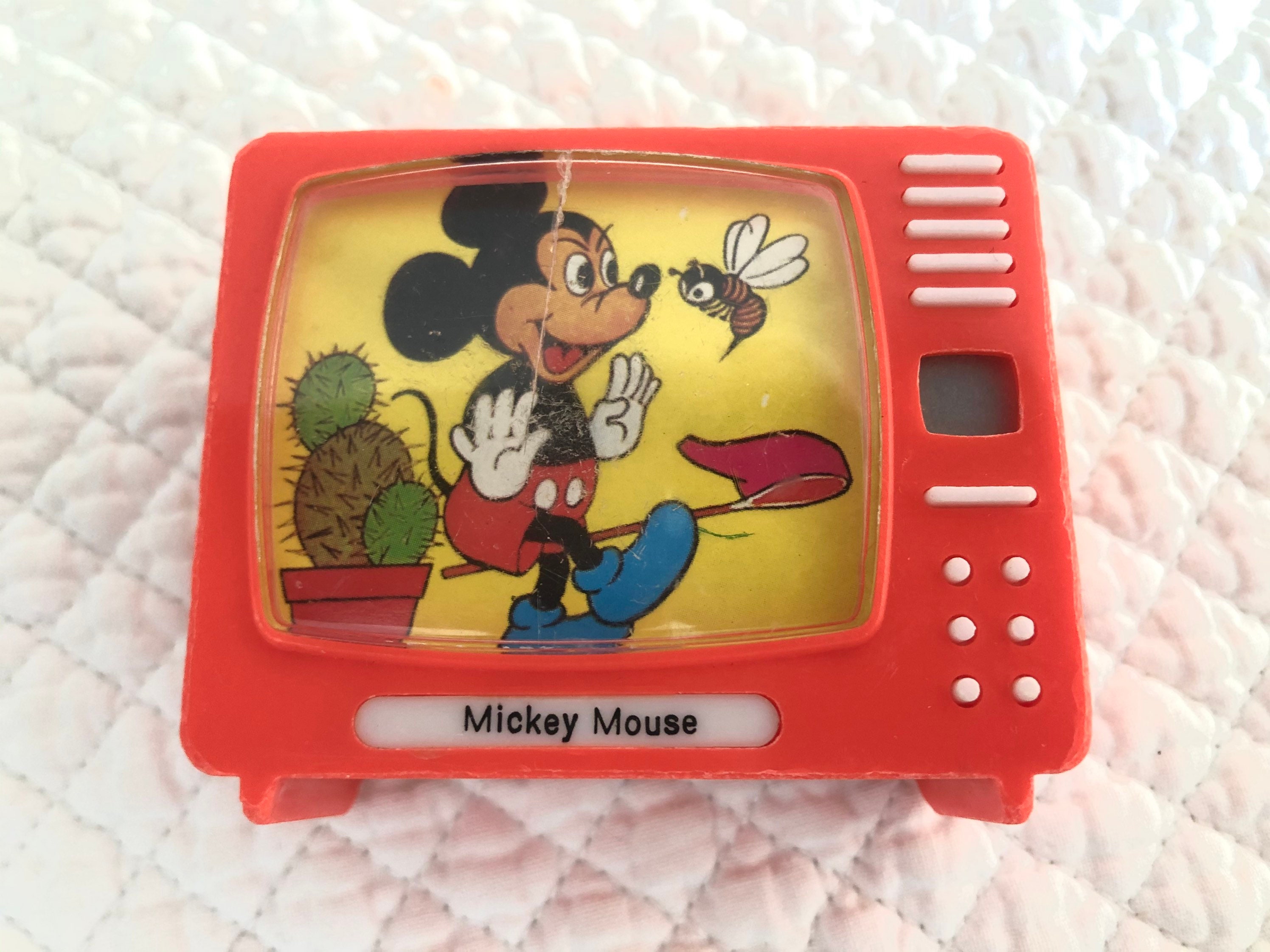 Vintage Disney Souvenir Viewers/snow White Tv Viewer/mickey Mouse