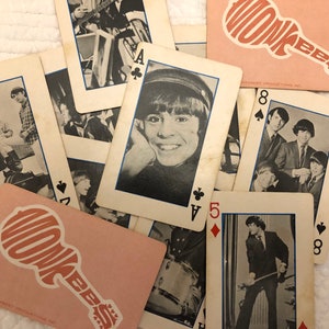Vintage The Monkees Karten / 6 Stück The Monkees Karten / vintage Davy Jones Karten / vintage Peter Tork Monkees / Micky Dolenz