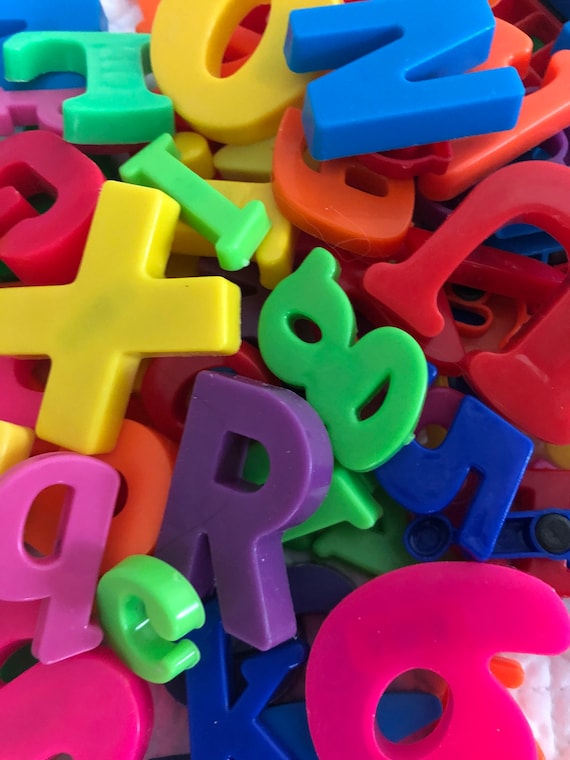 Fridge Magnets Letters or Numbers Magnetic Alphabet 