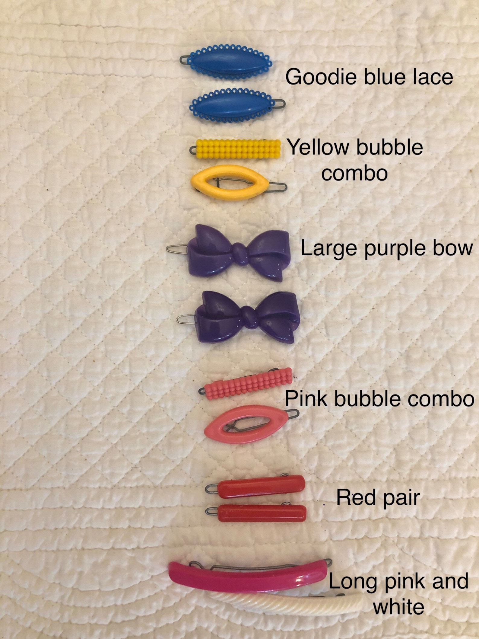 Vintage 1970s Barrettes/vintage Goody Hair Barrettes/vintage Etsy