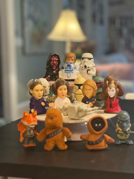 Vintage 17pc Star Wars Saga Happy Meal Toy Set star Wars Happy