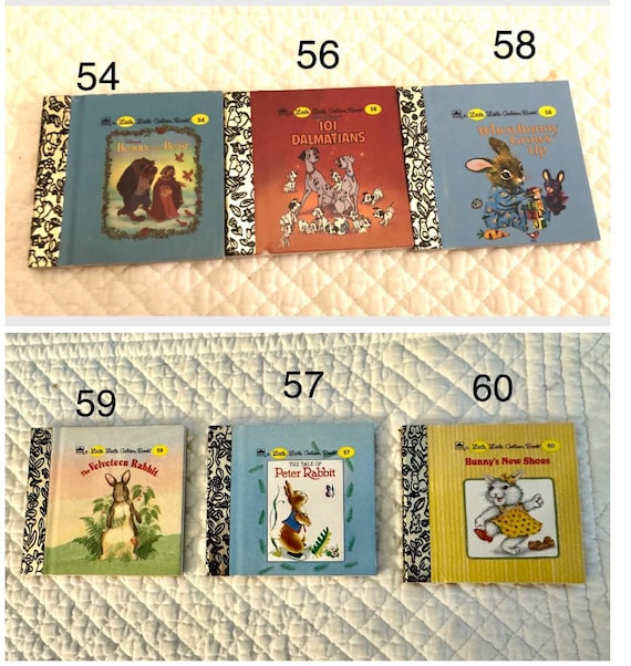 Little Little Golden Books/mini Golden Books/tiny Golden