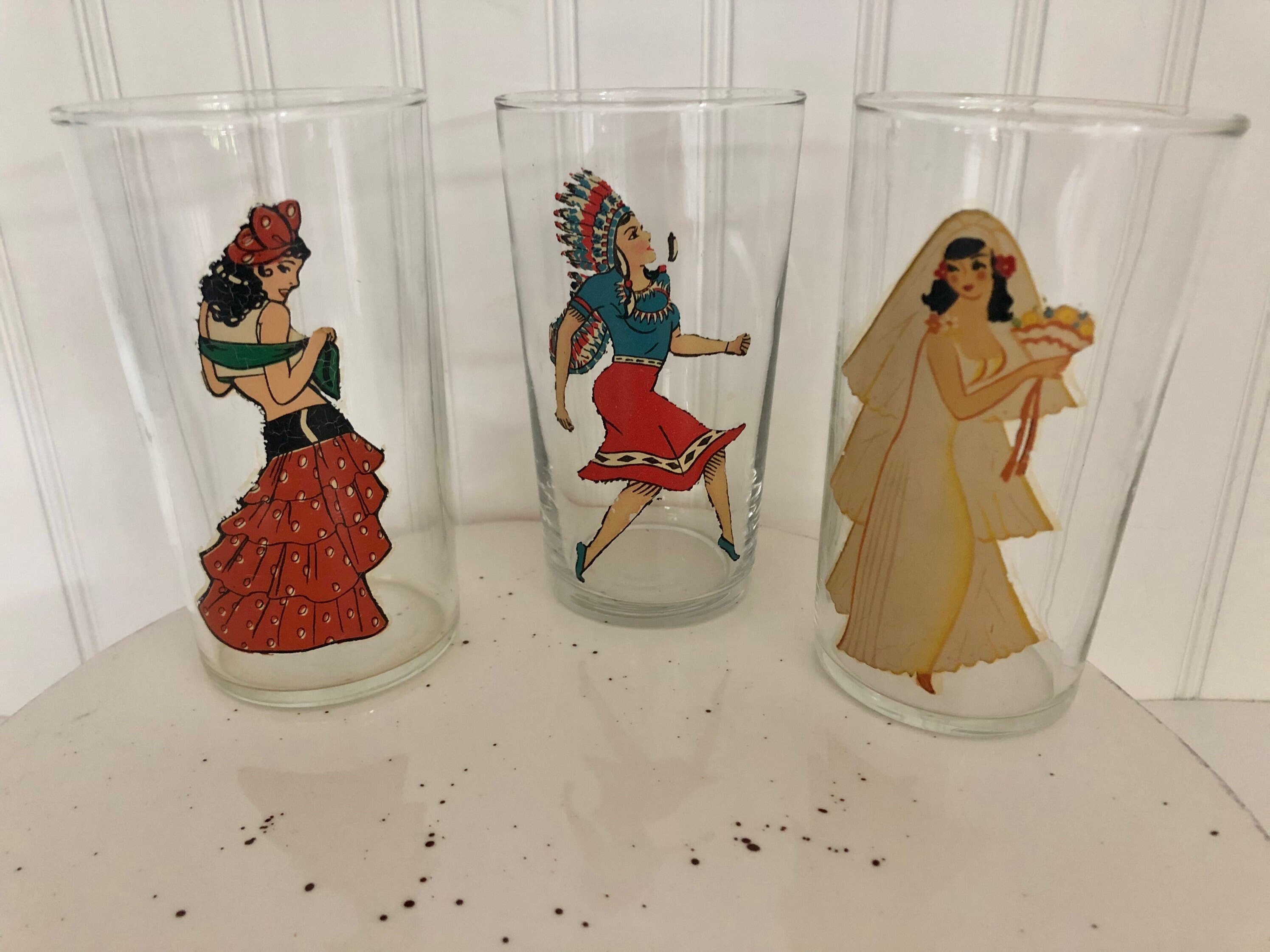 Keyhole Glasses for sale Only 3 left at 70