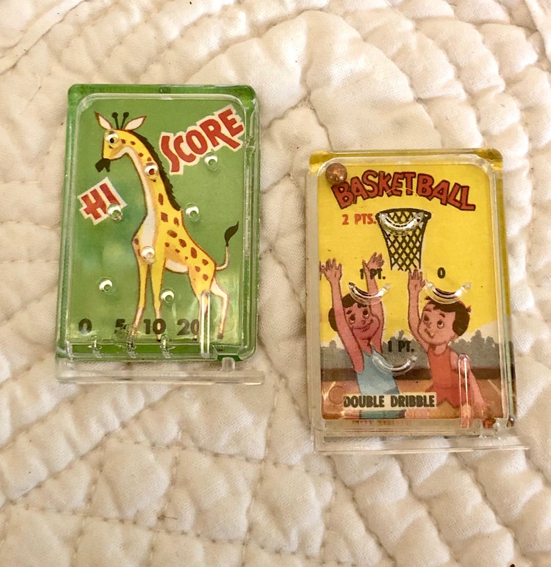 Vintage Cracker Jack Toy Prize Pinball Game/cracker Jack Etsy