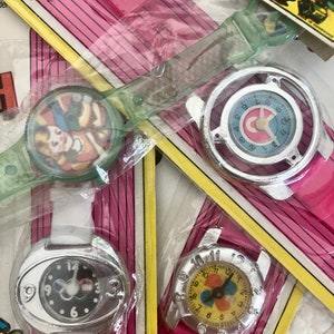 Vintage Toy Watch/Girls Toy Watch/Vintage dime store watch/pretend toy watch/50th birthday favor/60th birthday image 7