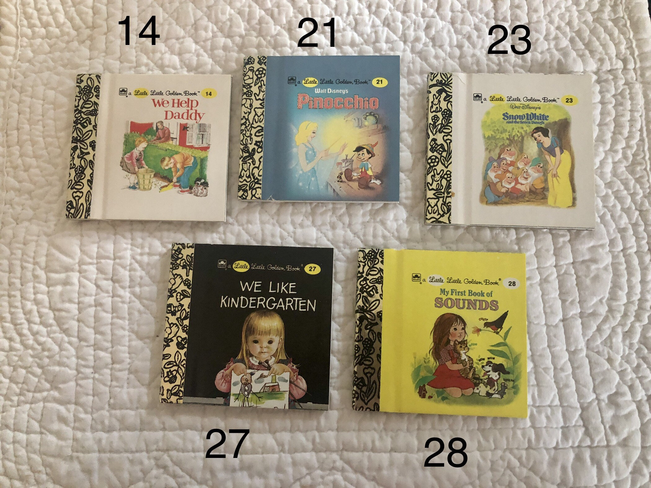 Little Little Golden Books/mini Golden Books/tiny Golden