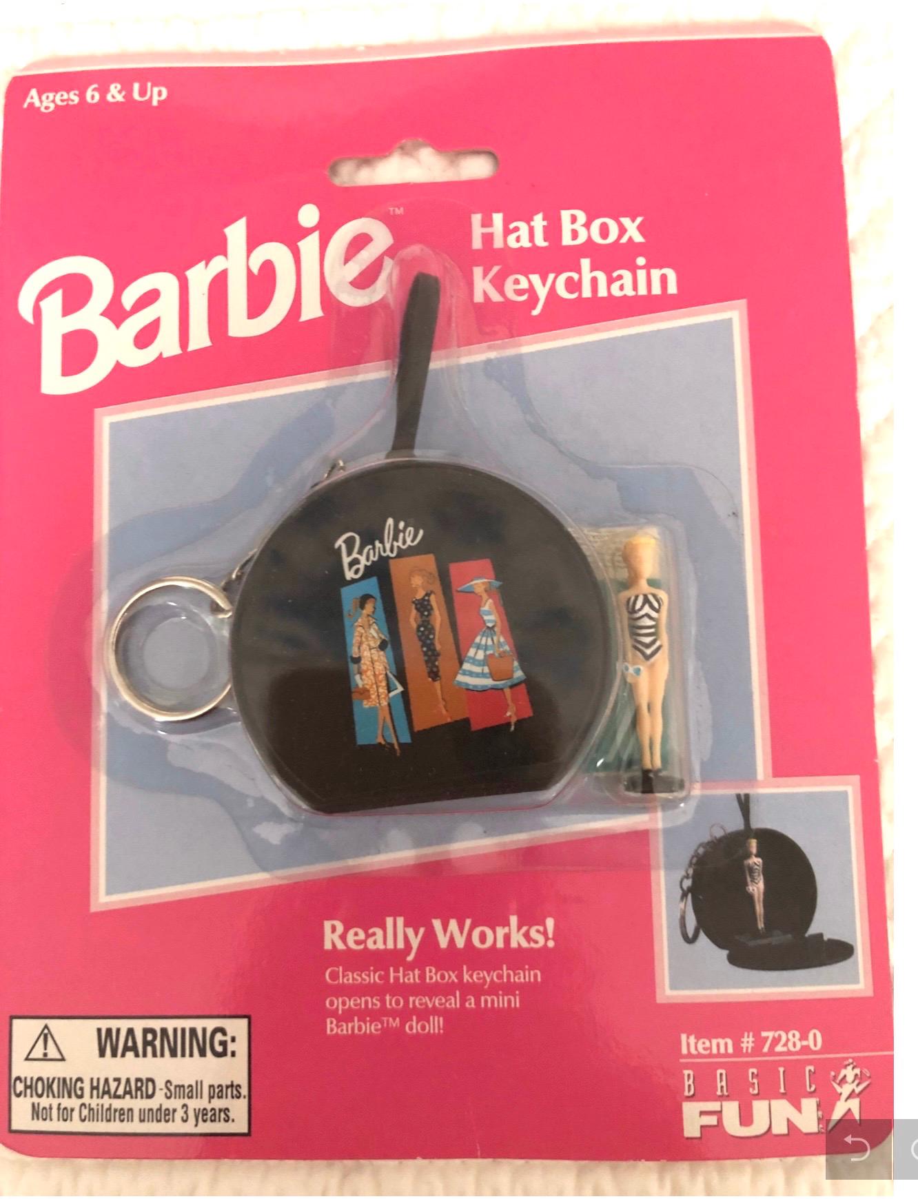 1995年 ビンテージ Barbie バービーキー ホルダー 未開封 未使用 Barbie バービー 1995年 ビンテージ キーチェーン Original