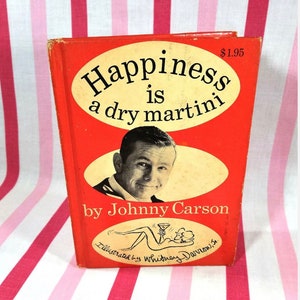 Vintage Johnny Carson book/Happiness is/1960s sexy joke book/politically incorrect humor/Johnny Carson novelty book