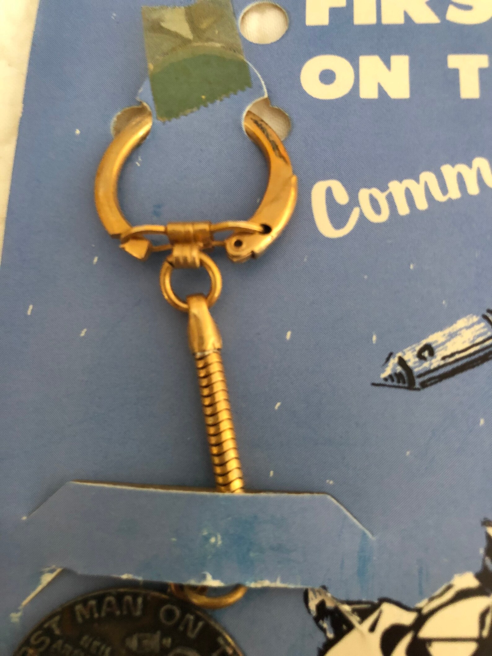 Apollo 11 Moon Landing Keychain/souvenir Moon Landing Medallion/man on ...