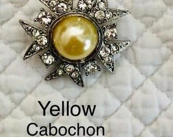 1980s Vintage Faux Pearl Rhinestone Rhinestones Brooch - Etsy