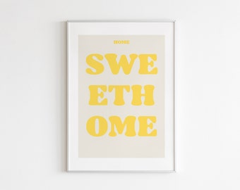 home sweet home | design art print | art deco | digital download