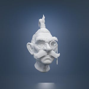Shrunken Ned Adventureland head witch-doctor 3D Model