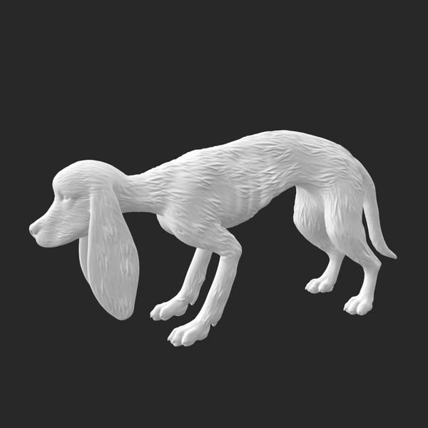 Haunted Mansion Caretaker Dog 3D model