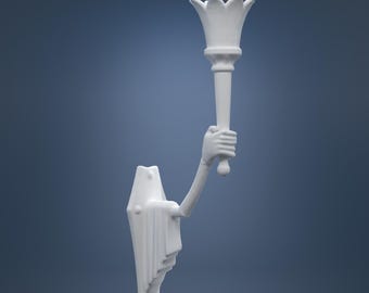 ホーンテッドマンションのコウモリの支柱の燭台3Dモデル - Etsy 日本