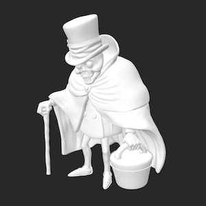 Haunted Mansion Hatbox Ghost Maquette 3D model