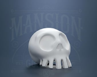 Haunted Mansion Holiday Full Skull  - 3D print model file