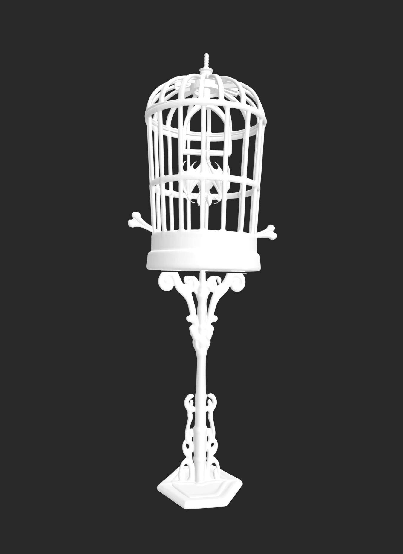ホーンテッドマンションの檻の中のコウモリの3Dモデル - Etsy 日本