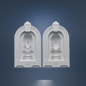 Haunted Mansion Staring Busts 3D Models