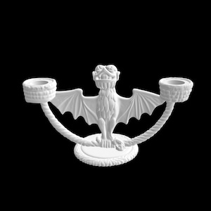 Haunted Mansion Bat Stanchion Candelabra