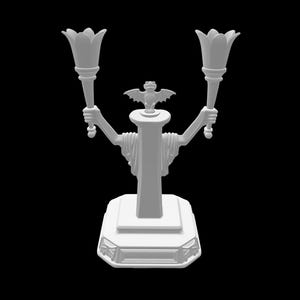 Candelabro da Cripta da Mansão Mal-Assombrada