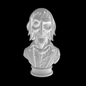 Busto do anfitrião fantasma da Mansão Mal-Assombrada