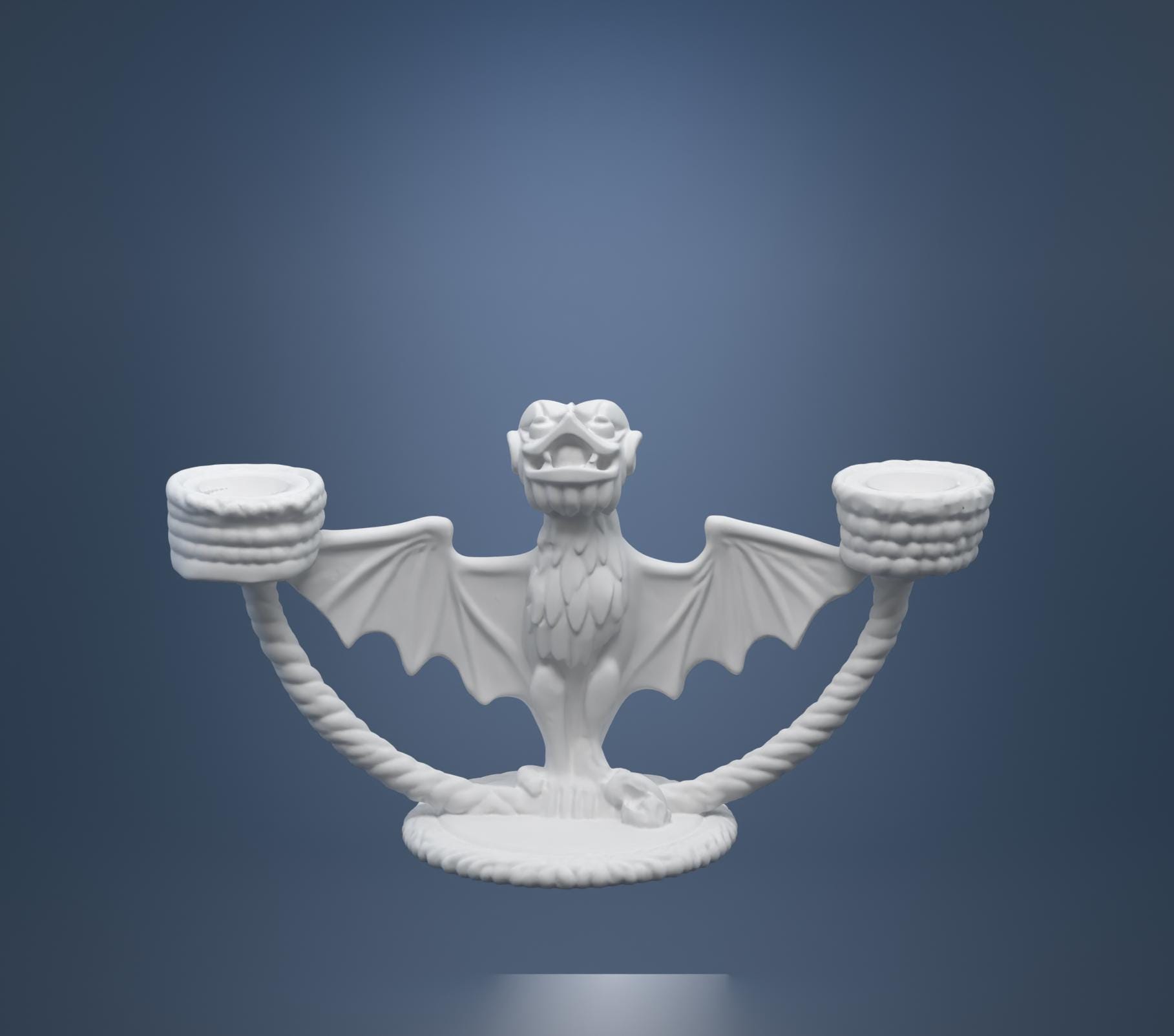 【DLP】ホーンテッドマンション　コウモリ　ポール ホーンテッドマンションのコウモリの支柱の燭台3Dモデル - Etsy 日本