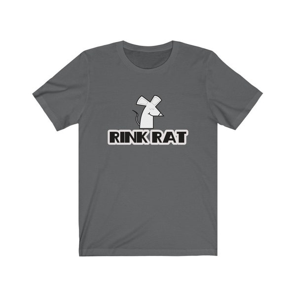 Rink Rat Hockey Figure Skating Unisex Jersey Short Sleeve Tee T-shirt ice hockey shirt apparel top