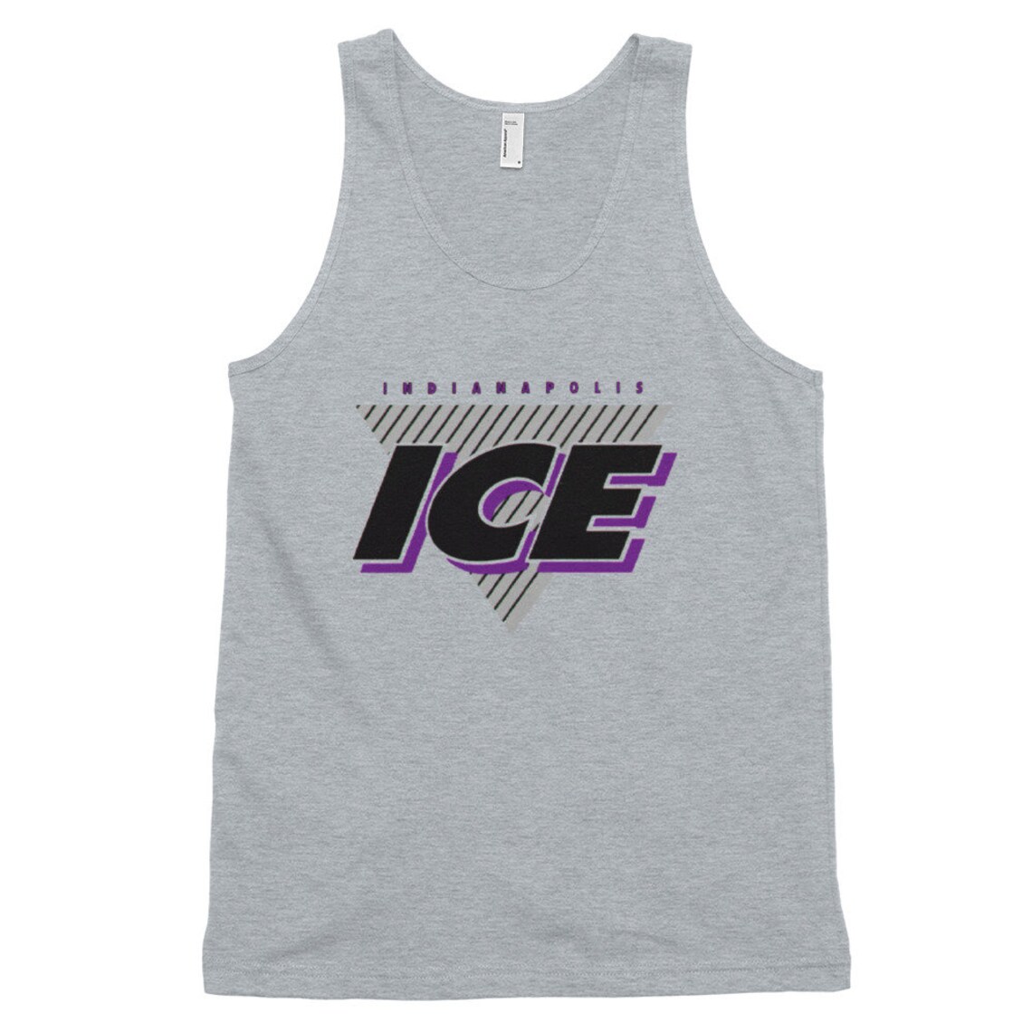 Indianapolis Ice Vintage Hockey Logo Classic tank top unisex Etsy