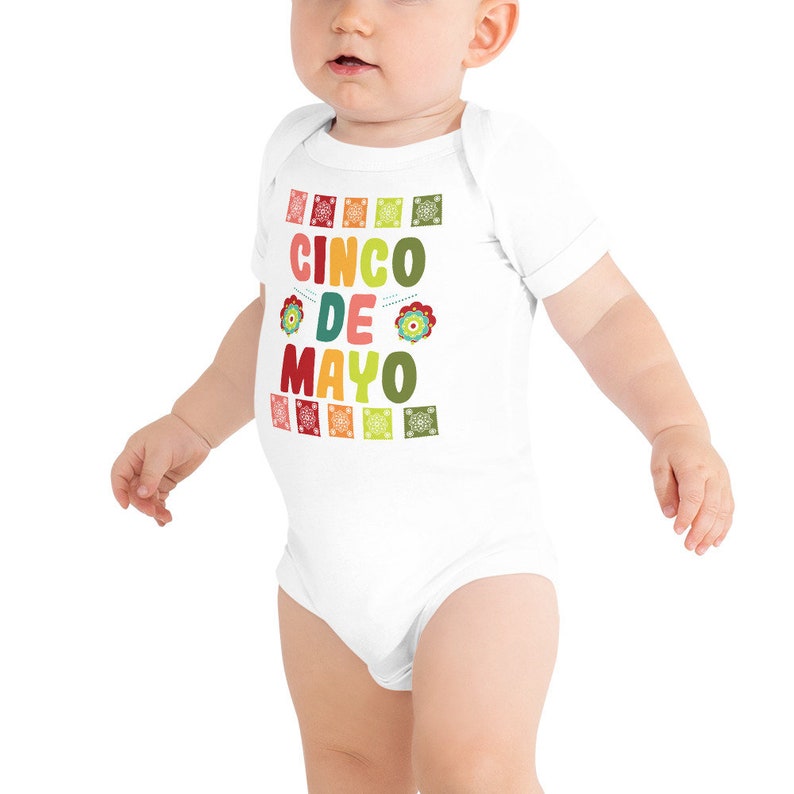 Cinco de Mayo Short Sleeve Baby Bodysuit T-Shirt