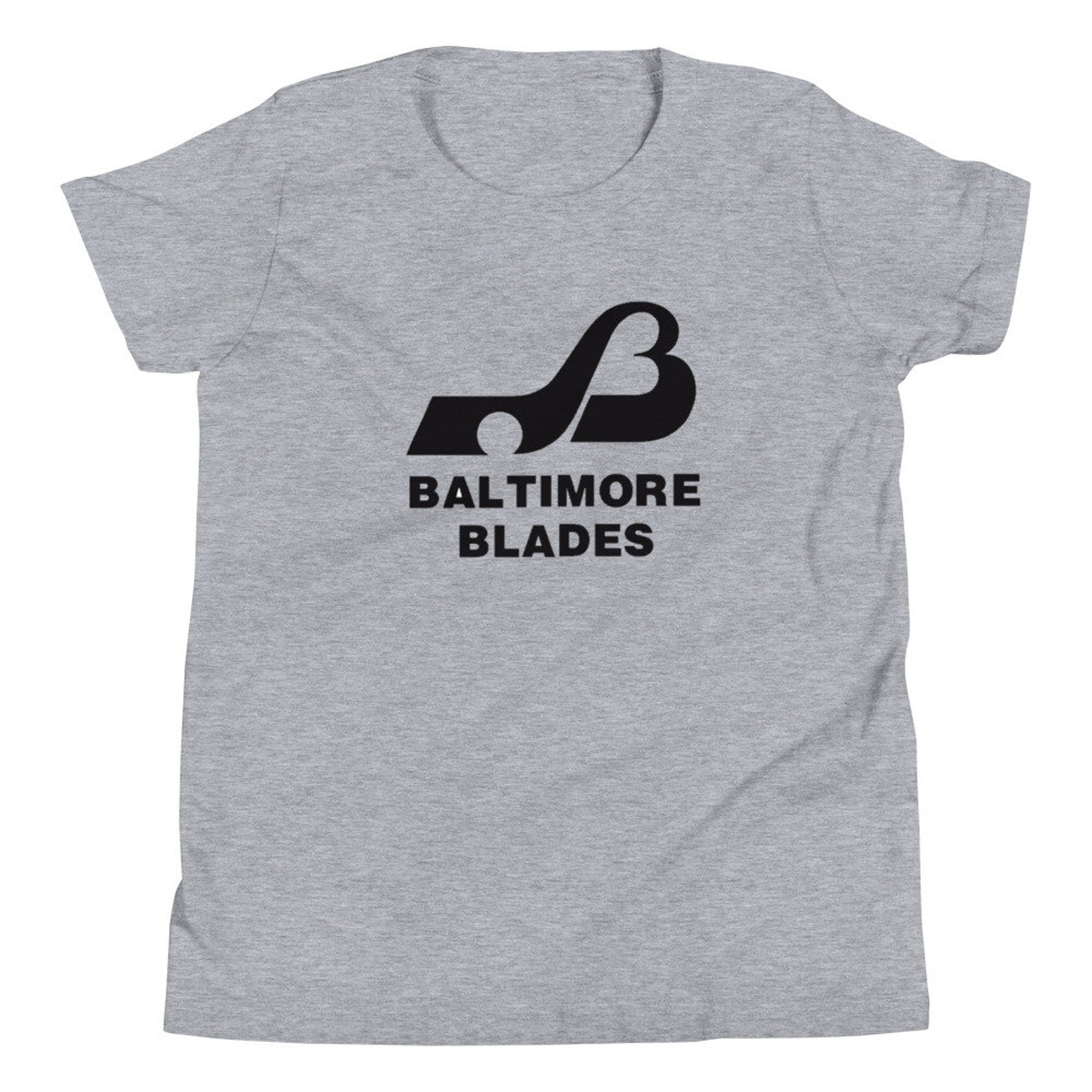Baltimore Blades Vintage Hockey Logo Youth Short Sleeve Etsy
