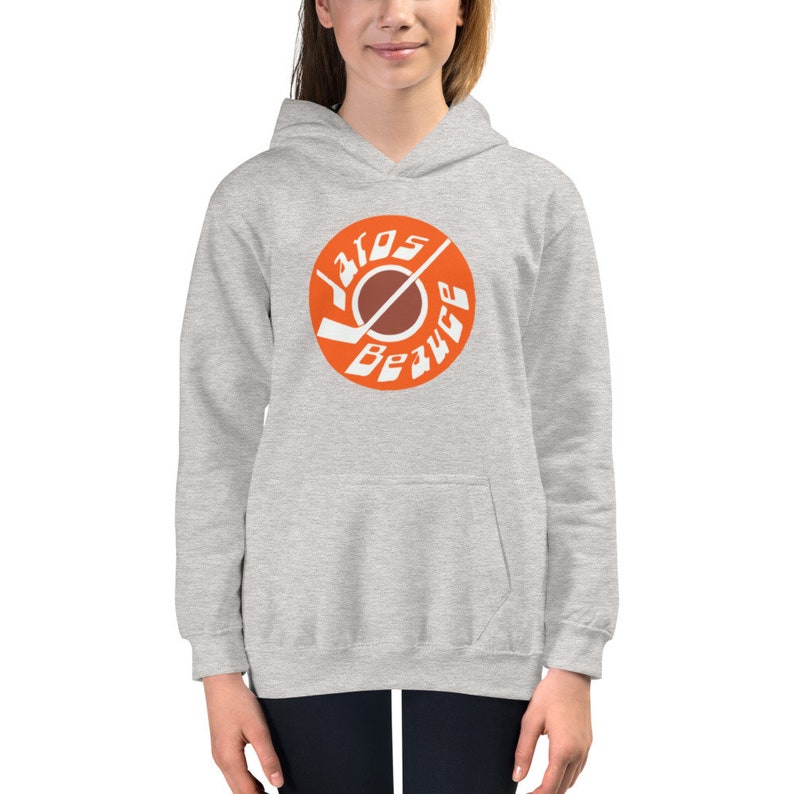 Beauce Jaros Vintage Hockey Logo Kids Hoodie Hooded Sweatshirt