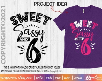 Download Six And Sassy Svg Etsy