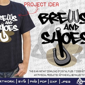 Infusions et chaussures | Couper ou imprimer SVG Art amusant bricolage fers à cheval Ligue des fers à cheval lancer du bac à sable Sonnerie Pub League Bière Patron du tirage au sort