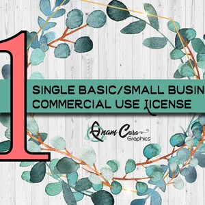 SINGLE Basic / Small Business Nicht-exklusive kommerzielle Nutzungslizenz für ein Design