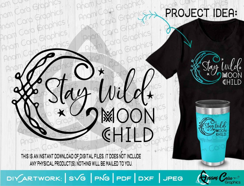 Free Free Stay Wild Moon Child Svg Free 648 SVG PNG EPS DXF File