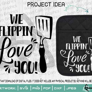 We Flippin' Love You SVG Cut or Print DIY Art Fun Christmas Teacher ...