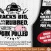 I Like My Racks Big, My Butt Rubbed and My Pork Pulled | SVG Cut Print ...