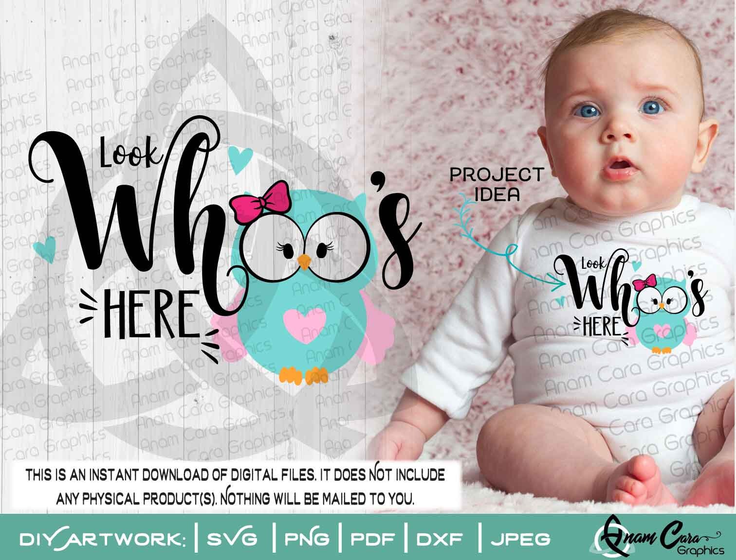 Looks Whoo S Here Svg Cut Or Print Diy Art Cute Owl Etsy