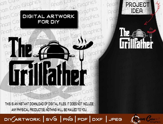 Free Free 328 Grillfather Father&#039;s Day Apron Svg SVG PNG EPS DXF File