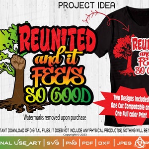 ReUnited - Familientreffen Stammbaum | Schneiden oder Drucken DIYArt Passende Wiedervereinigung 90er Jahre Rap Hip Hop Spaß Alte Schule Schwarz Geschichte Back 2gether