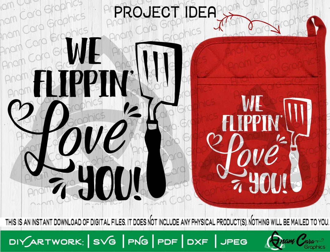 We Flippin' Love You SVG Cut or Print DIY Art Fun Christmas Teacher ...