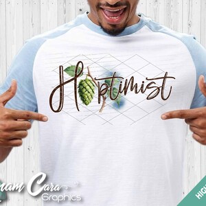 Optimiste | Impression DTF par sublimation DIYArt amusant amateur de bière brasserie artisanale bière ale IPA houblon stout blé malt maison maître brasseur maison