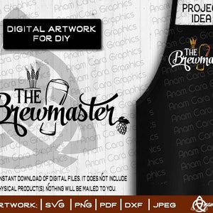 The Brewmaster SVG Cut/print Digital Art Home Brewery Brew Beer Lager ...