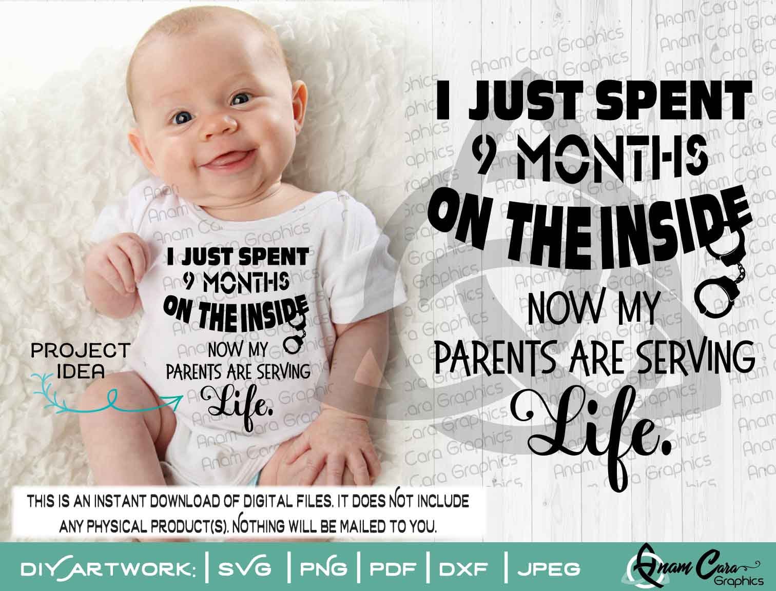 Download Svg Cut I Just Spent 9 Months On The Inside Now My Parents Etsy PSD Mockup Templates