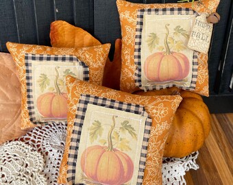 Pumpkin Bowl Fillers, Vintage Pumpkins, Pumpkin Pillow Tuck, Fall Tier Tray Decor, Halloween Bowl Fillers, Pumpkin Patch, Fall Pumpkin Gifts