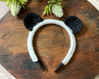 Panda Ears Headband, Panda Costume, Cosplay Animal Ears, Animal Ears Headband, Panda Gifts for Girls, Birthday Gift for Animal Lover