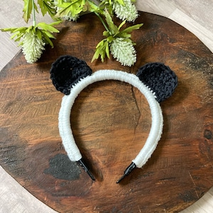 Panda Ears Headband, Panda Costume, Cosplay Animal Ears, Animal Ears Headband, Panda Gifts for Girls, Birthday Gift for Animal Lover