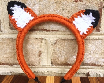 Fox Ears Headband, Fox Ears For Kids, Cosplay Fox Costume, Woodland Animal Headbands, Fox Gifts, Fox Lover Gift, Chemo Gift for Kids