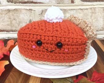 Pumpkin Pie Plush, Pumpkin Pie Tiered Tray Decor, Thanksgiving Tiered Tray Decor, Pumpkin Spice Kawaiis, Autumn Birthday Gifts For Mom